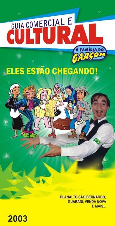 Flyer de divulgação da Família do Garçom